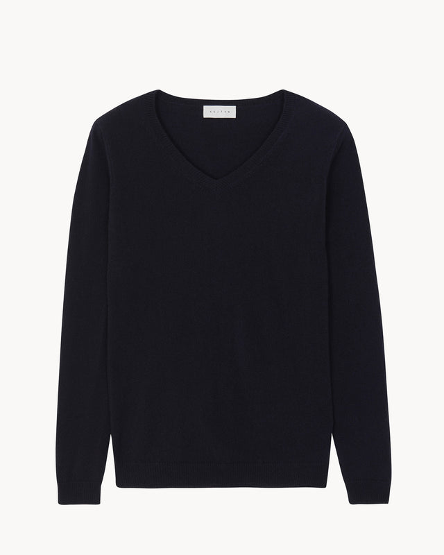 Sweater Vicky dark navy blue - Image principale