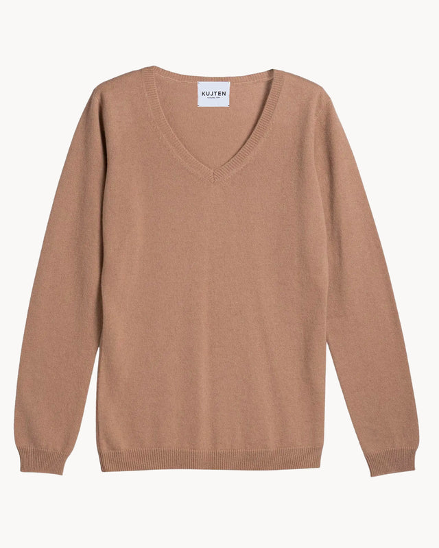 Pull Vicky beige camel - Image principale
