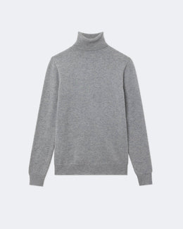 Pull en cachemire gris pour femme - Kujten packshot