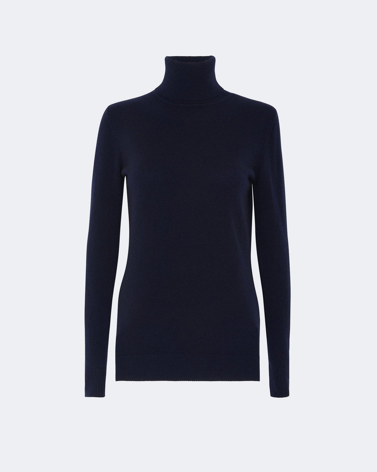 Pull en cachemire bleu pour femme - Kujten packshot