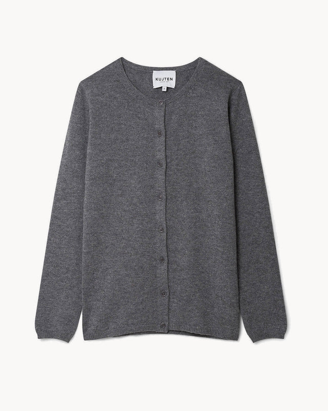 Cardigan Rebec gris flanelle - Image principale
