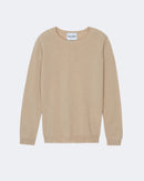 Pull en cachemire beige pour femme - Kujten packshot