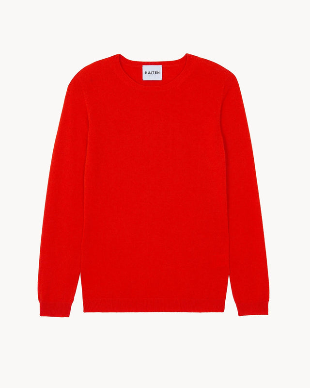 Pull Charly orange rosso - Image principale