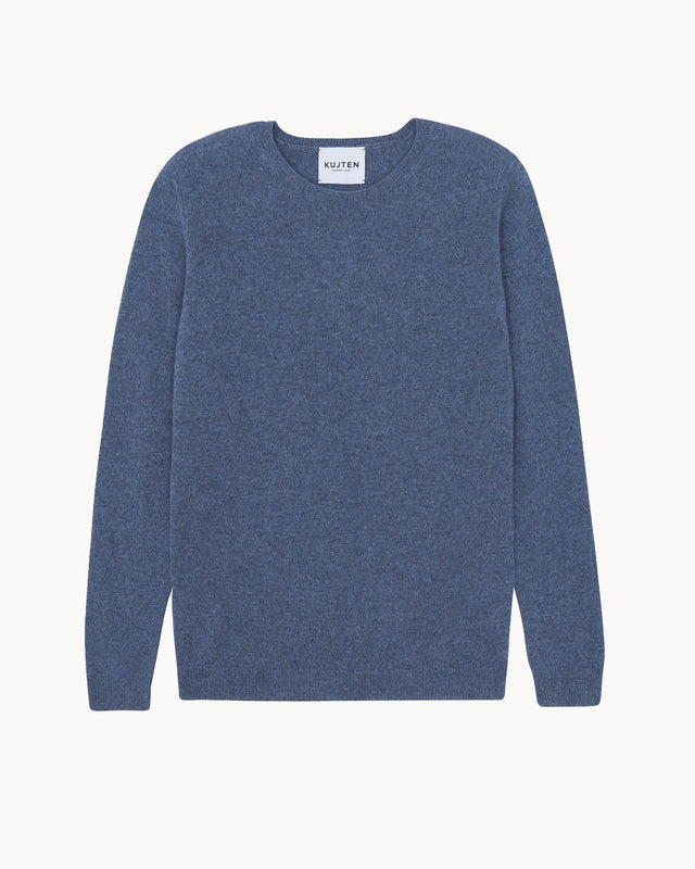 Pull Charly bleu denim - Image principale