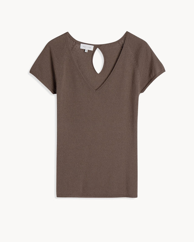 Pull Fiona marron terre - Image principale