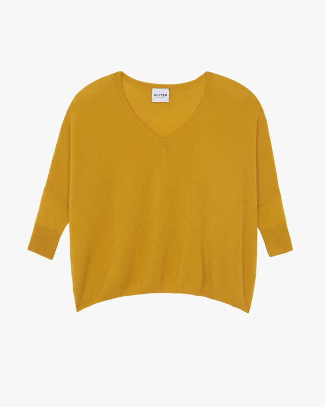 Pull Minie jaune safran - Image principale