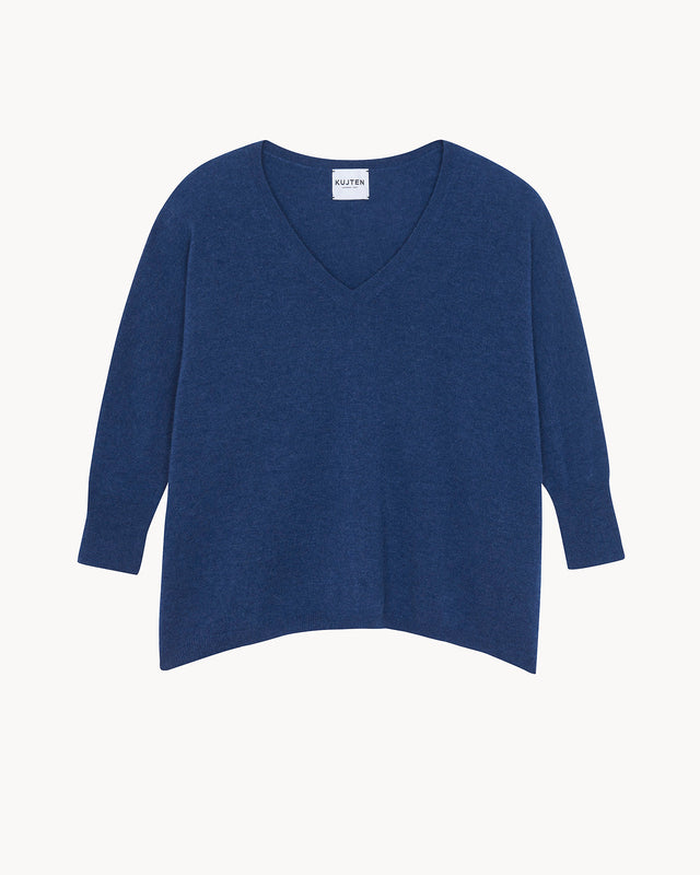 Pull Minie bleu jeans foncé - Image principale