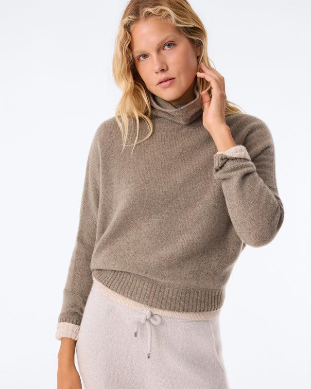 Sweater Tila marl khaki - Image principale