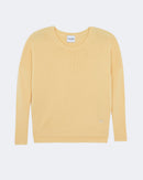 Pull en cachemire jaune pour femme - Kujten packshot