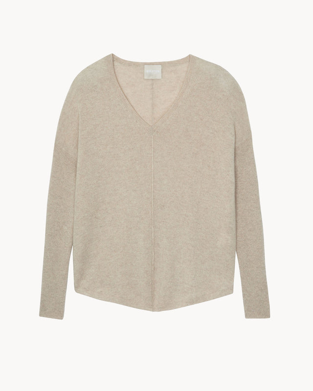 Sweater Misha marl beige - Image principale