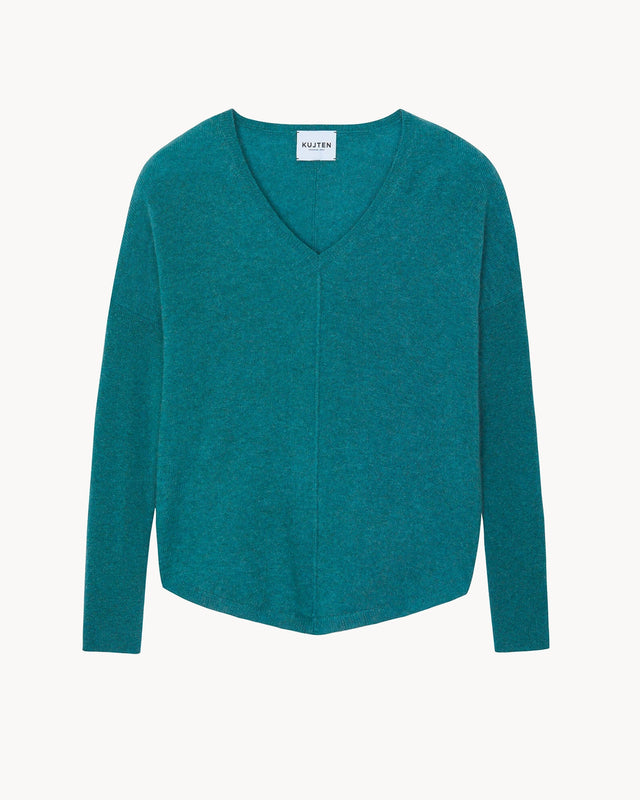 Pull Misha vert chiné - Image principale