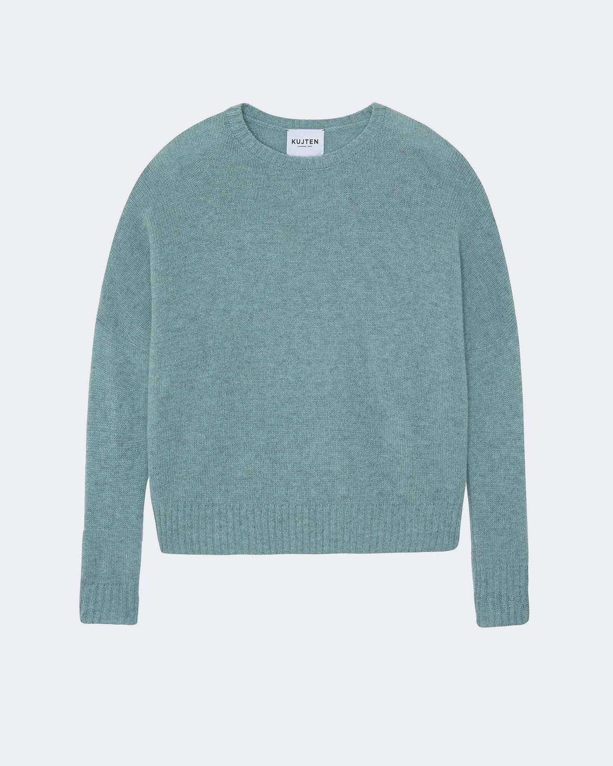 Pull en cachemire vert pour femme - Kujten packshot