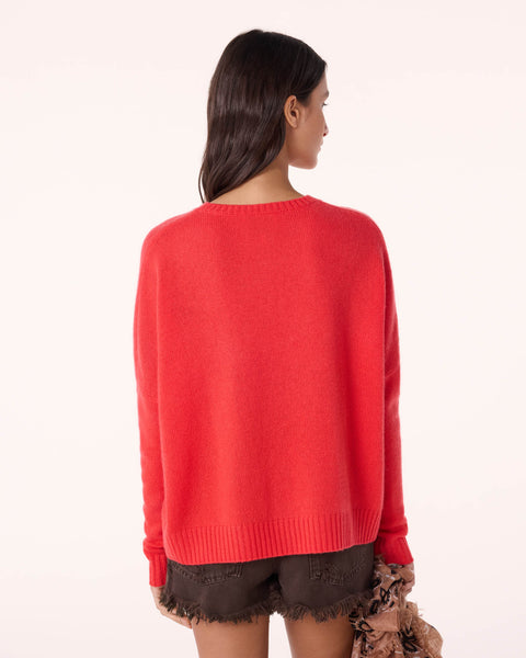 Sweater Amelie pop coral - Image principale