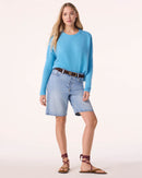 Pull Amelie bleu glacier