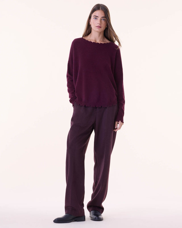 Sweater Mela Burgundy - Image principale
