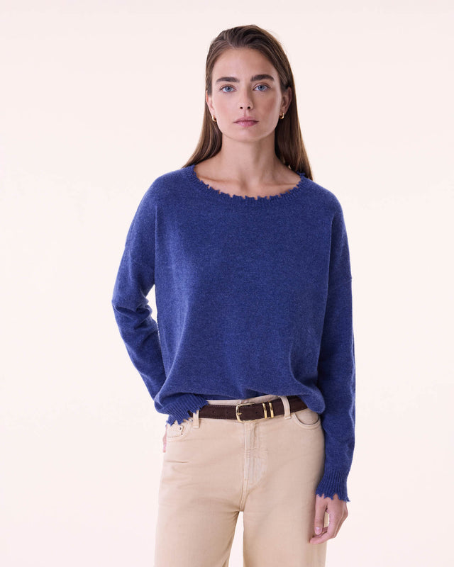Sweater Mela raw denim - Image principale