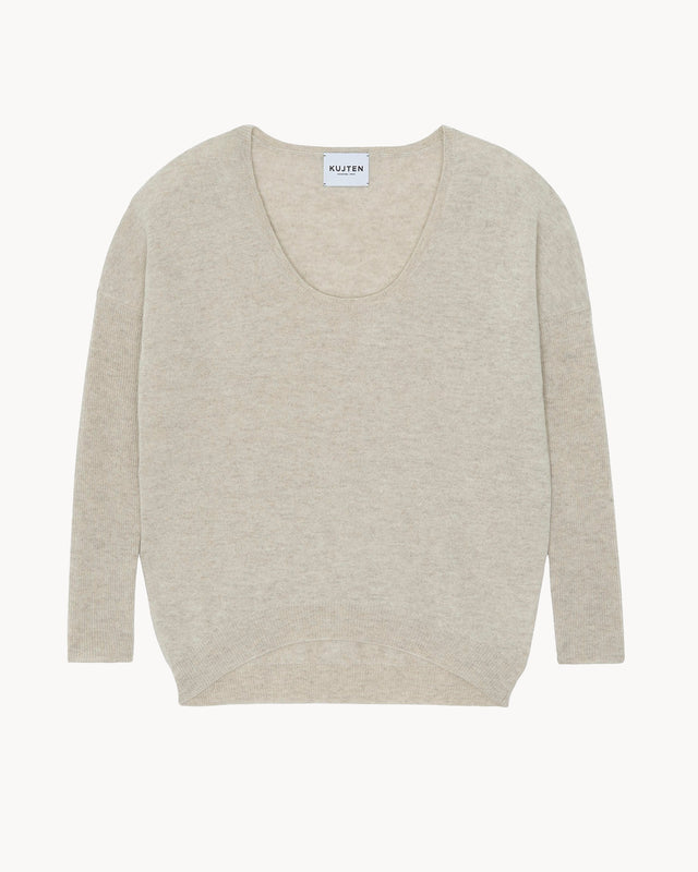 Pull Alia blanc avoine - Image principale