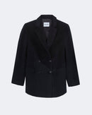 Veste en cachemire noir pour femme - Kujten packshot