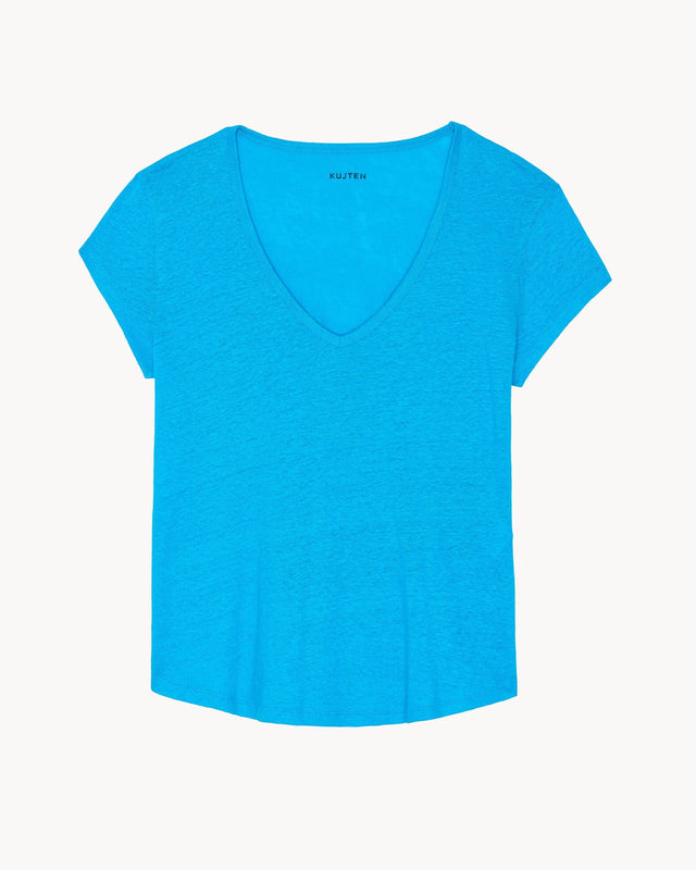 T-Shirt Kaly turquoise blue - Image principale
