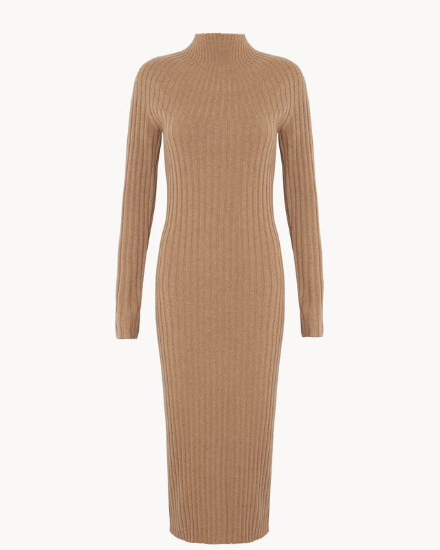 Robe Brava Dress marron camelo - Image principale