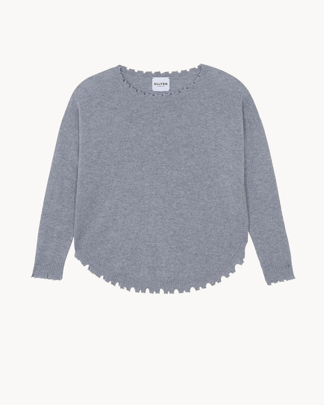 Sweater Mela marl gray - Image principale