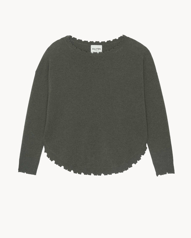 Sweater Mela dark khaki - Image principale