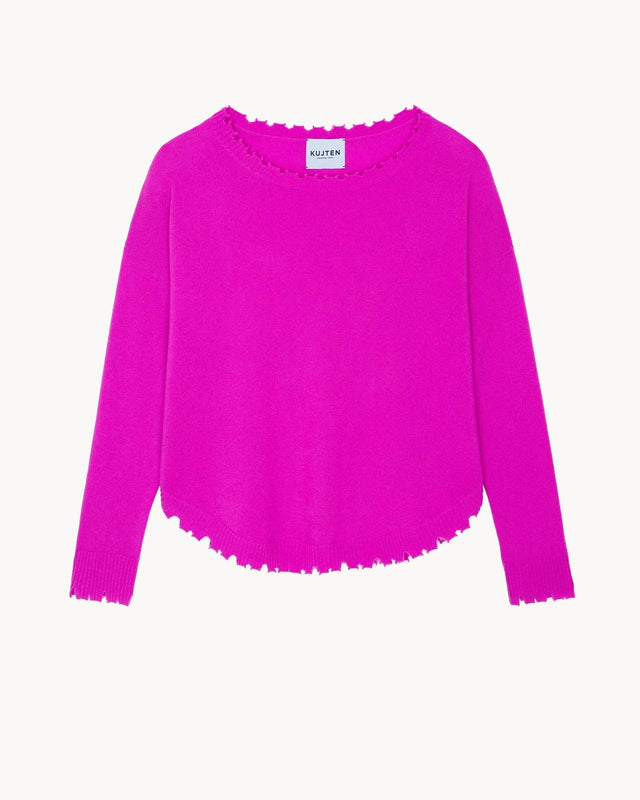 Sweater Mela fluorescent purple - Image principale