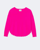 Pull en cachemire rose pour femme - Kujten packshot
