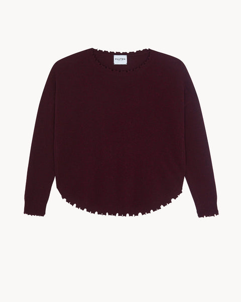 Sweater Mela burgundy - Image principale