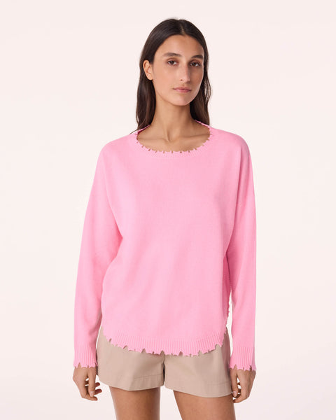 Sweater Mela bubblegum pink - Image principale
