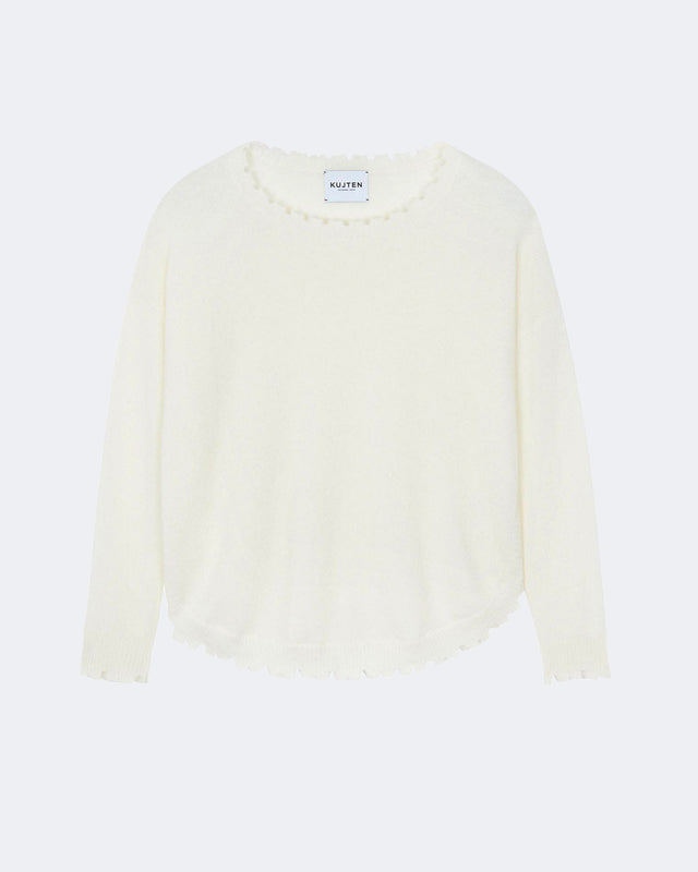 Sweater Mela white - Image principale