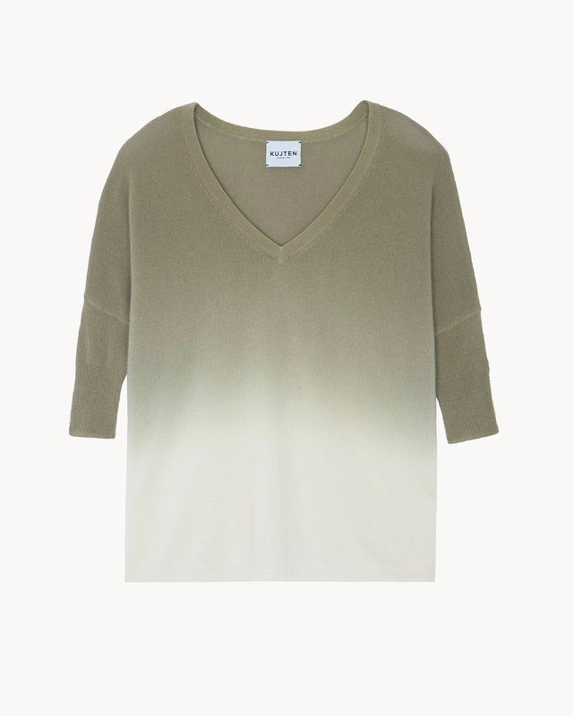 Sweater Minie Dye marl khaki - Image principale