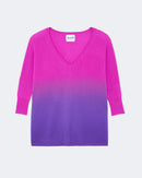 Pull en cachemire violet pour femme - Kujten packshot
