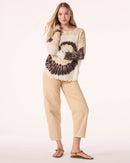 Pull Mela Sunny marron organique