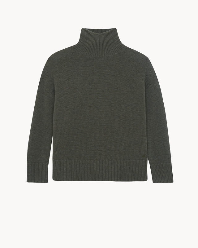 Sweater Ulla dark khaki - Image principale