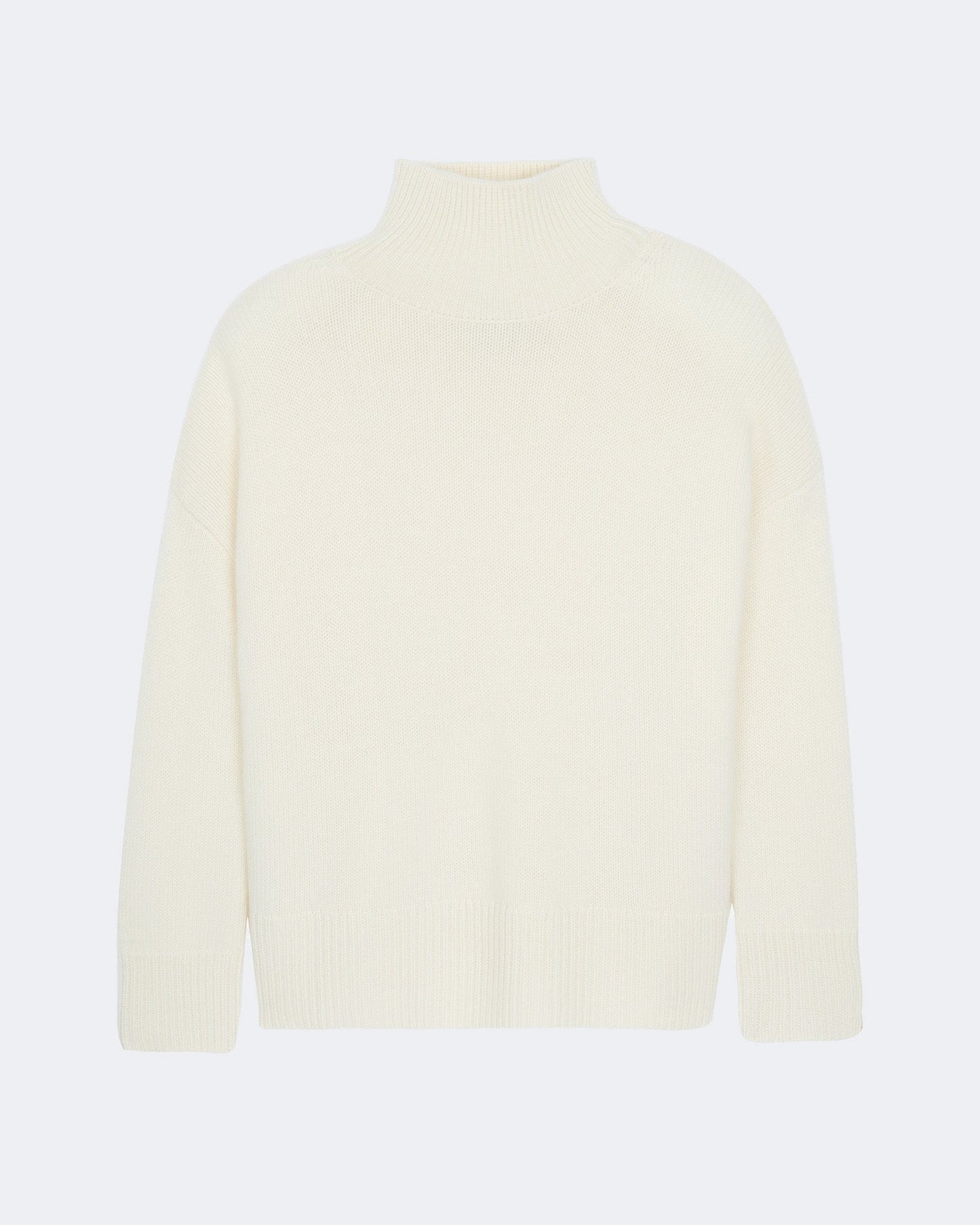 Pull en cachemire blanc pour femme - Kujten packshot