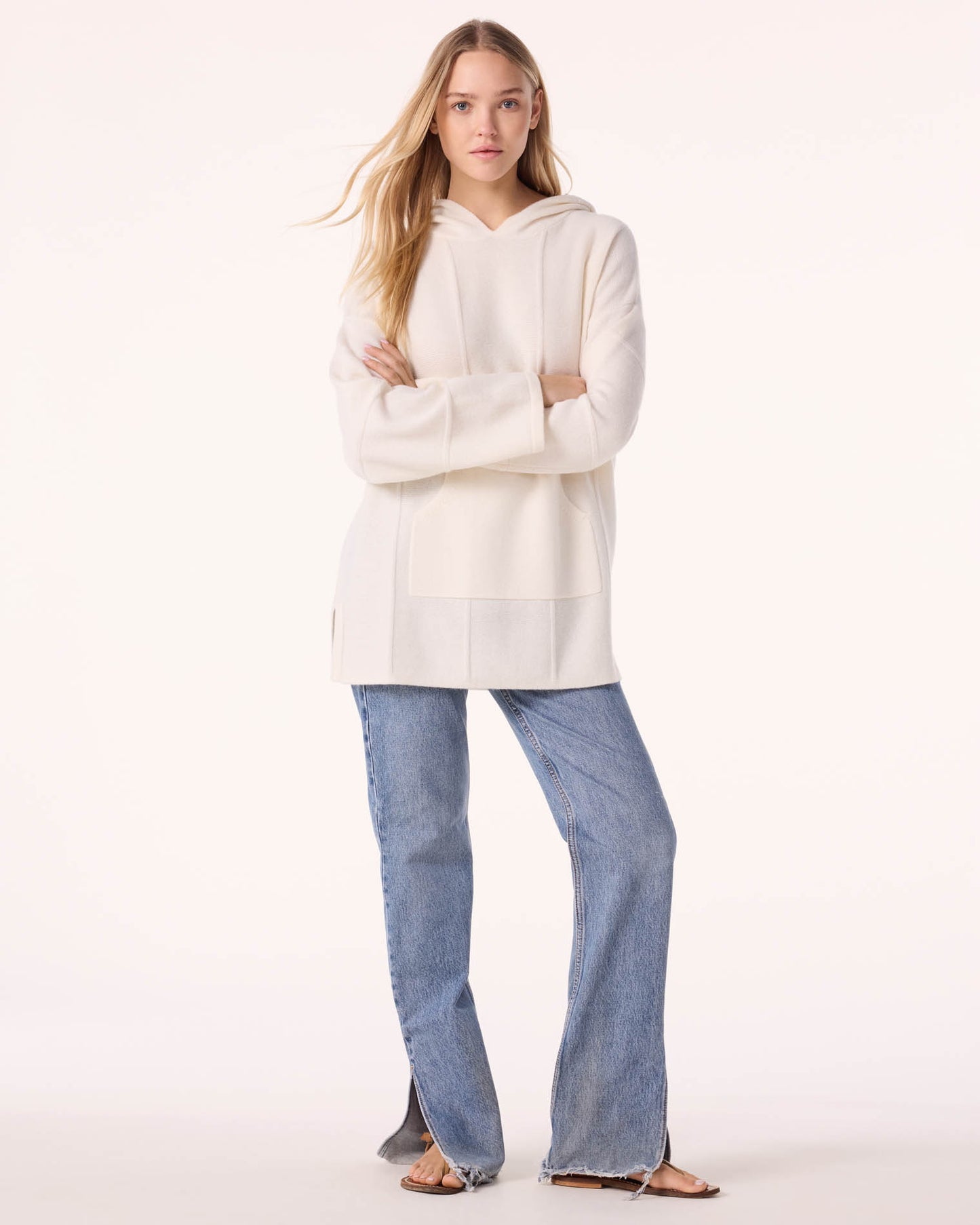 Poncho Baja blanc