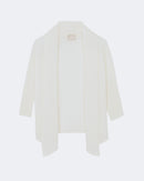 Gilet en cachemire blanc pour femme - Kujten packshot