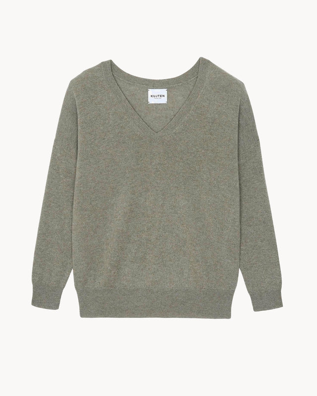 Pull Lolita kaki chiné - Image principale