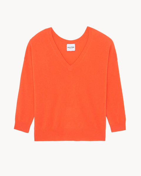 Sweater Lolita hibiscus orange - Image principale