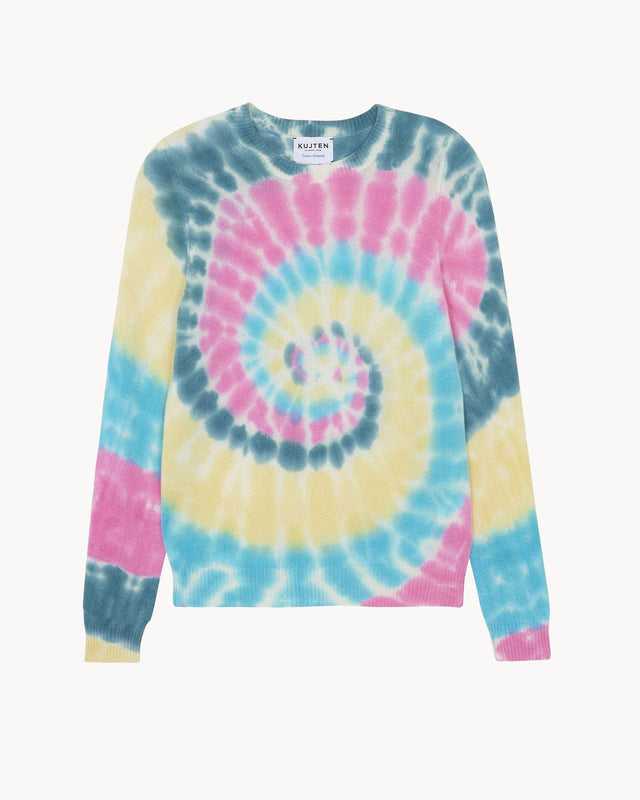 Sweater Dorita Sunny green pink - Image principale