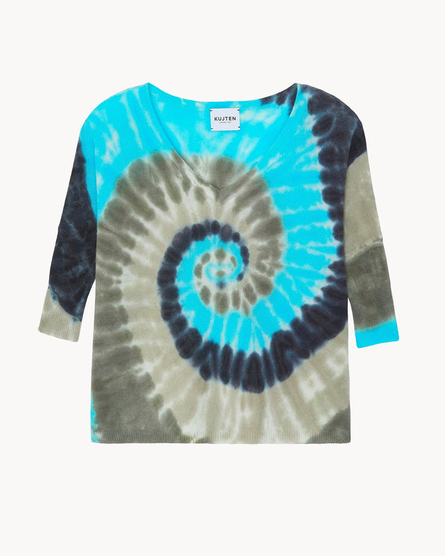 Pull Minie Sunny bleu turquoise - Image principale