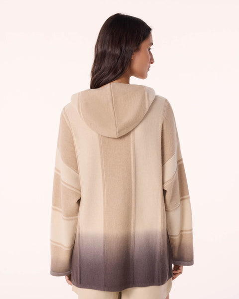 Poncho Baja Dye beige organic - Image principale