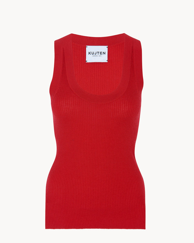 Débardeur Nael rouge corail - Image principale