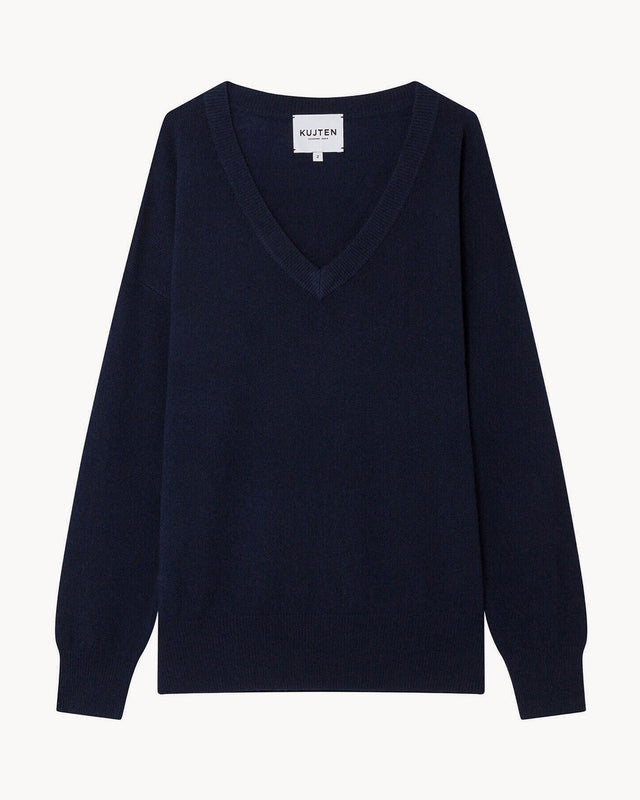 Pull Edy bleu marine foncé - Image principale