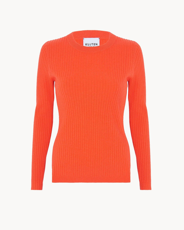 Sweater Bibi hibiscus orange - Image principale
