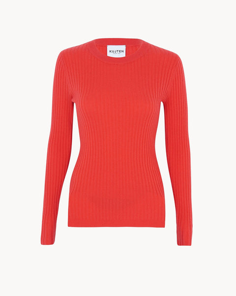 Sweater Bibi pop coral - Image principale
