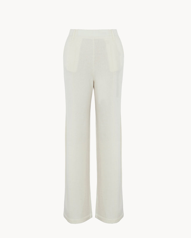 Trousers Smocky vintage white - Image principale