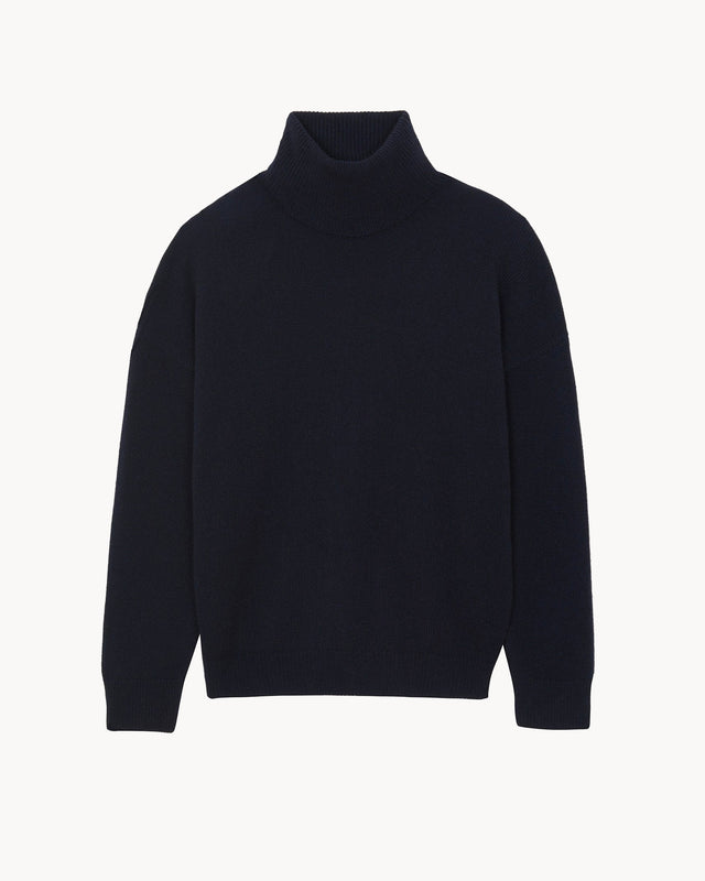 Pull Tama bleu marine foncé - Image principale