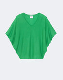Pull en cachemire vert pour femme - Kujten packshot